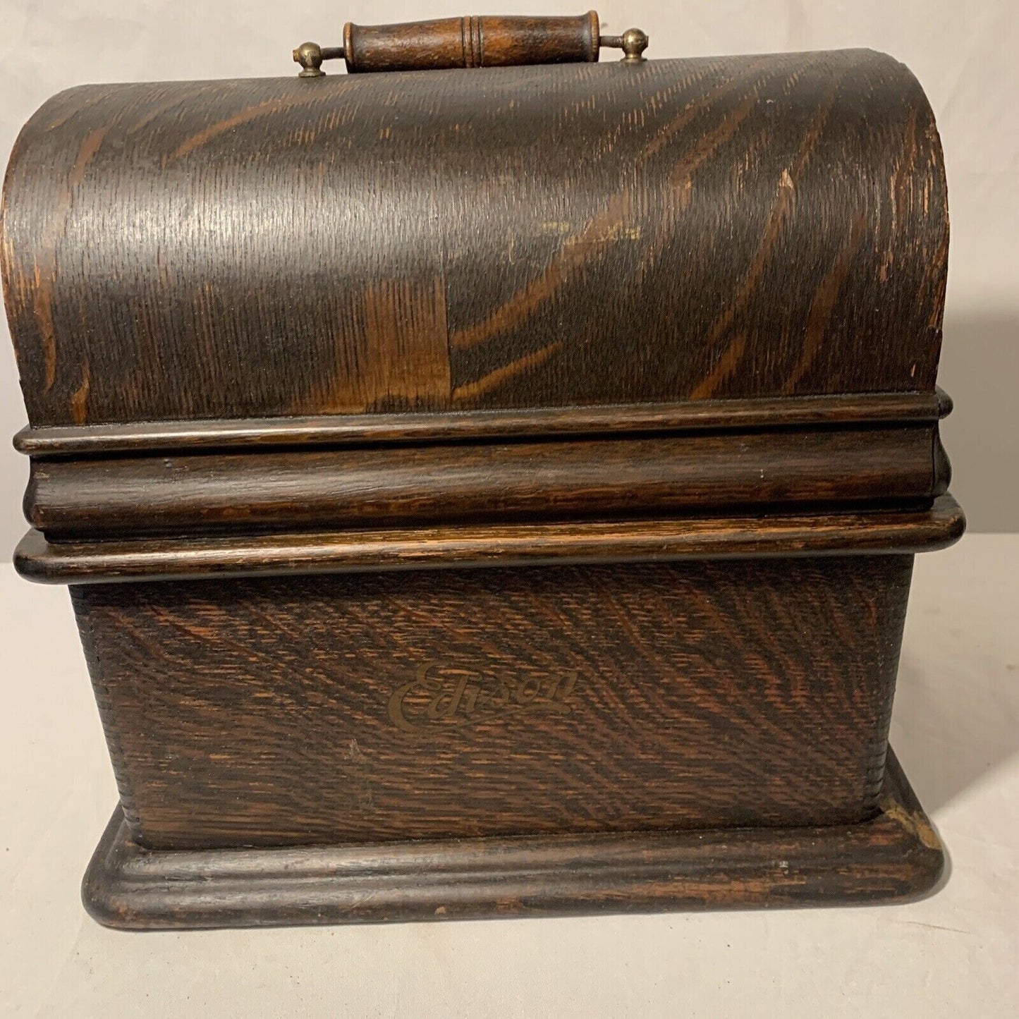 SALE $100 off 0ff 1905 Edison Standard Cylinder Phonograph Oak Case