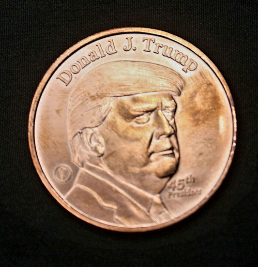 Donald Trump 1oz Copper Round - Pure Copper Coin - Limited Edition Trump Coin