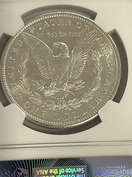 1881-S MORGAN SILVER DOLLAR NGC MS-62  $1 PROOF-LIKE COIN 022 Brilliant Color